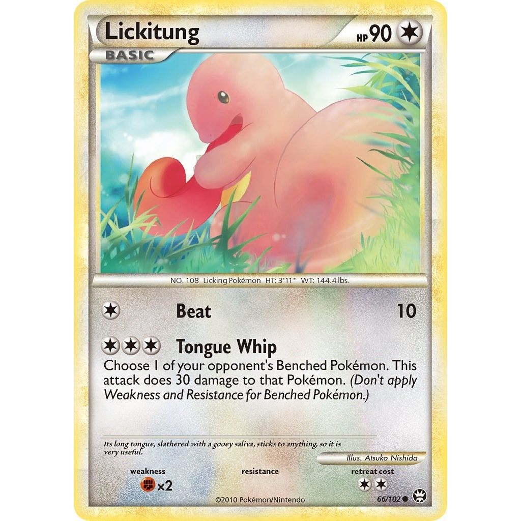 Image for Lickitung (66/102) (TM) - Pokemon