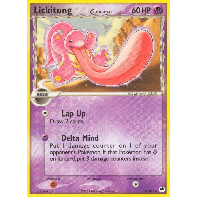 Image for Lickitung (Delta Species) (19/101) (DF) - Pokemon