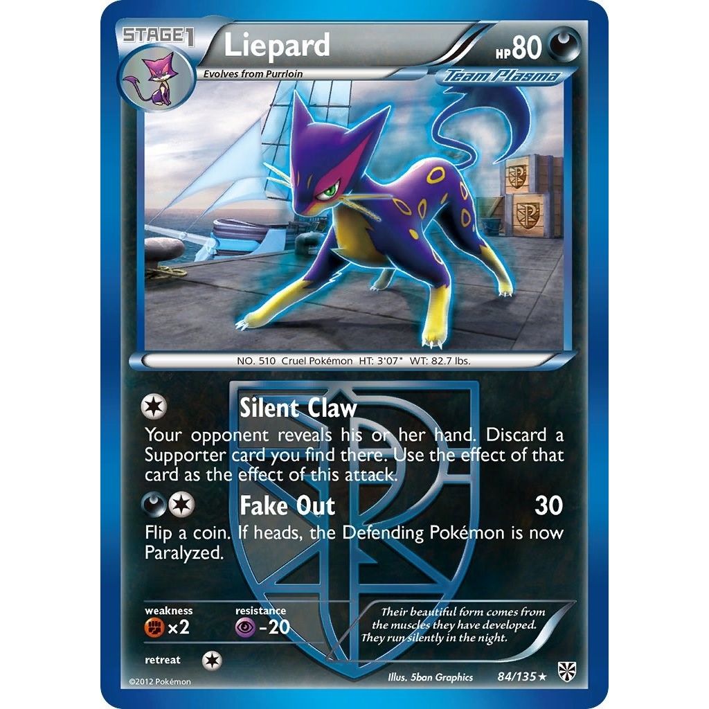 Image for Liepard (Team Plasma) (84/135) (PLS) - Pokemon