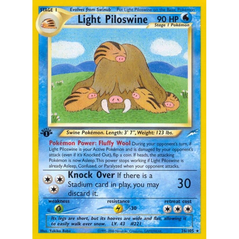 Image for Light Piloswine (026/105) (N4) - Pokemon
