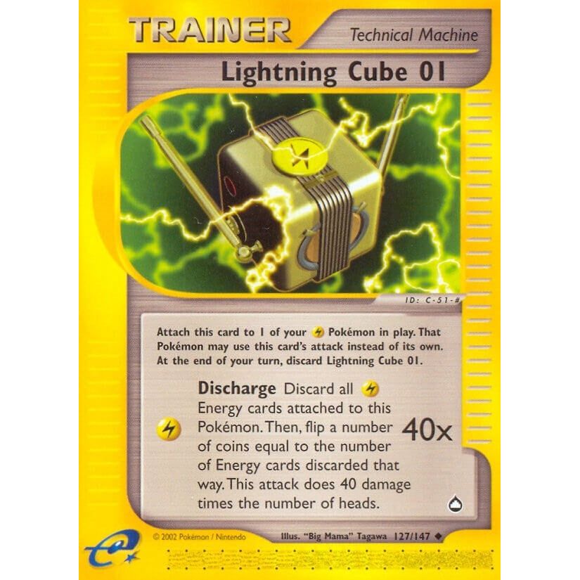 Image for Lightning Cube 01 (127/147) (AQ) - Pokemon