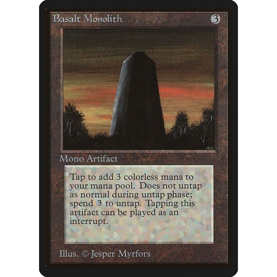Image for Basalt Monolith (LEB) - Magic: The Gathering