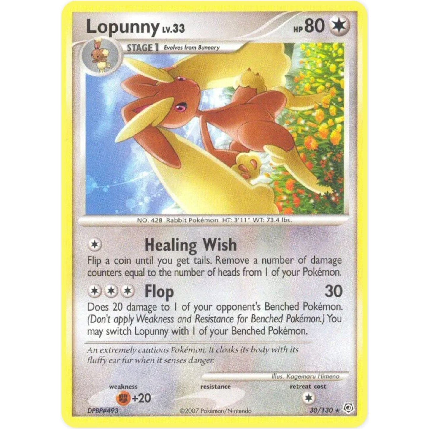 Image for Lopunny (30/130) (DP) - Pokemon