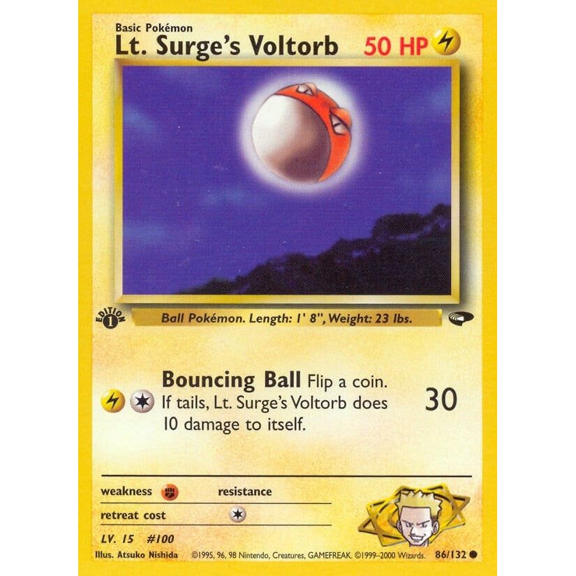 Image for Lt. Surge's Voltorb (086/132) (G2) - Pokemon