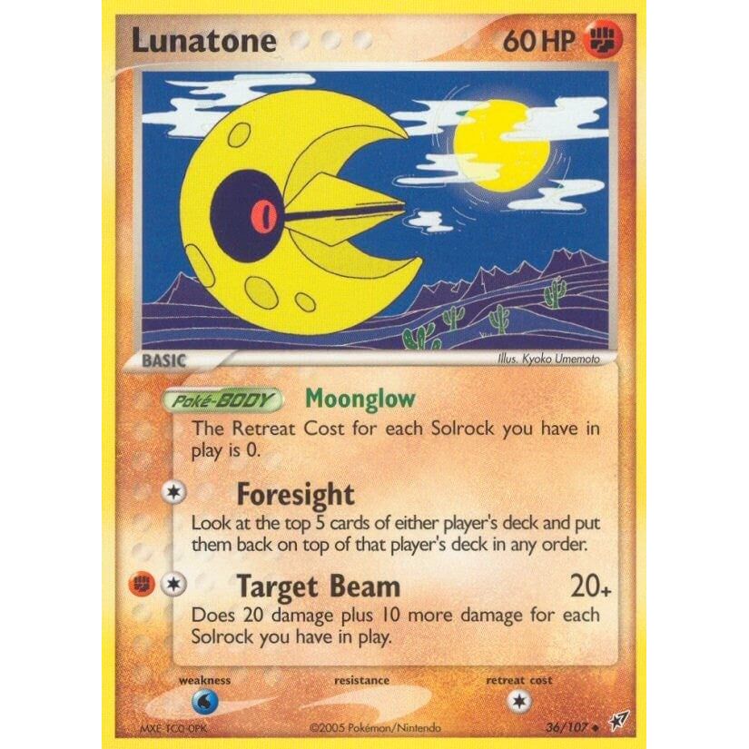 Image for Lunatone (36/107) (DX) - Pokemon
