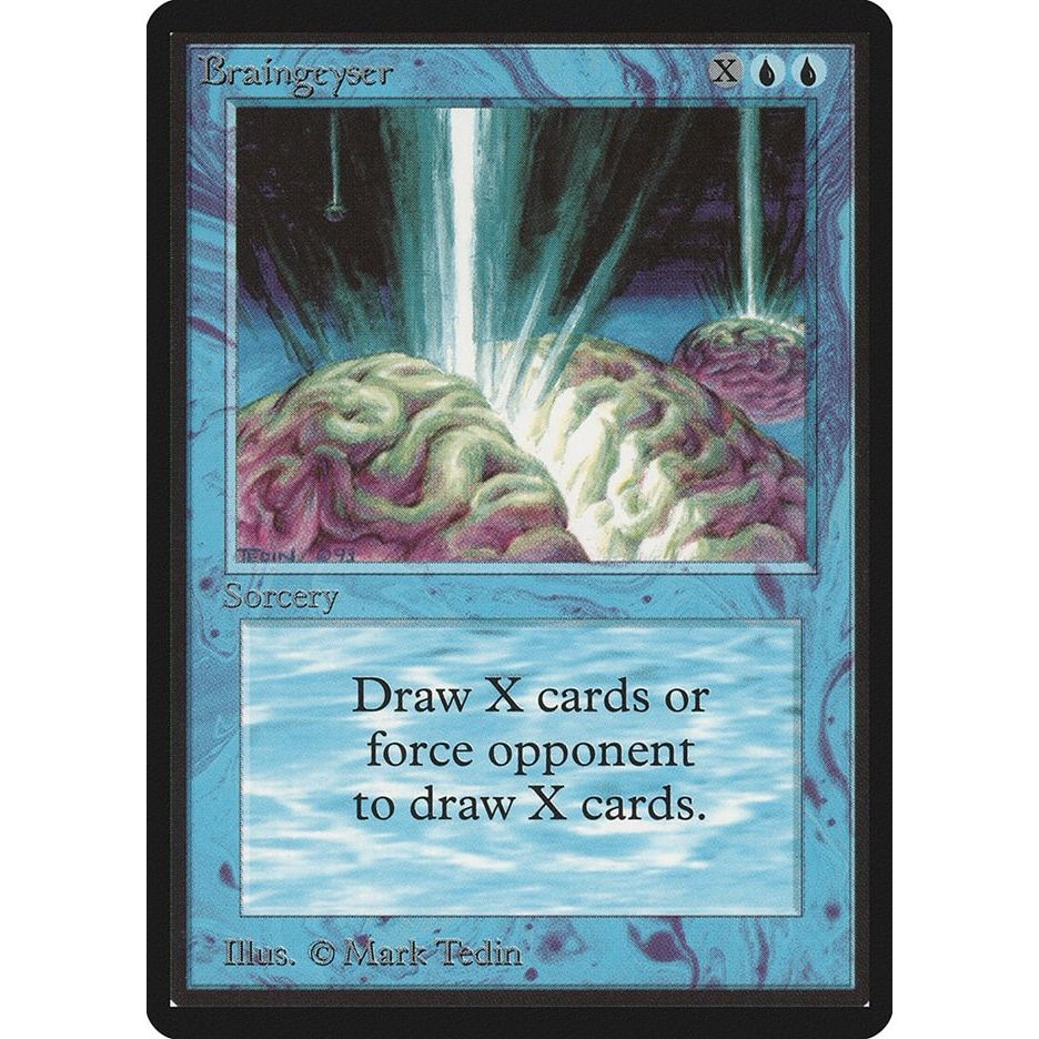 Image for Braingeyser (LEB) - Magic: The Gathering