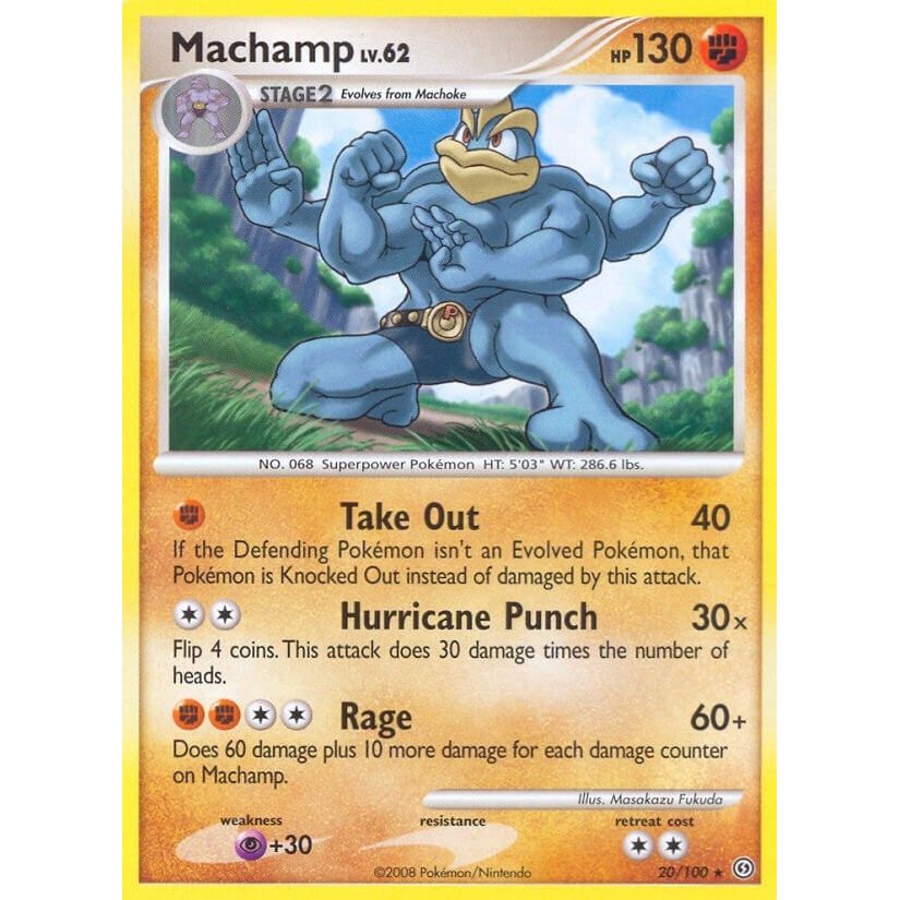 Image for Machamp (20/100) (SF) - Pokemon