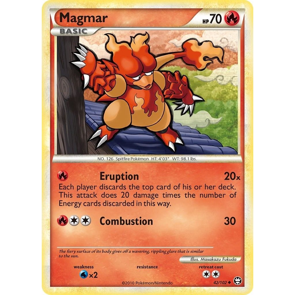 Image for Magmar (42/102) (TM) - Pokemon