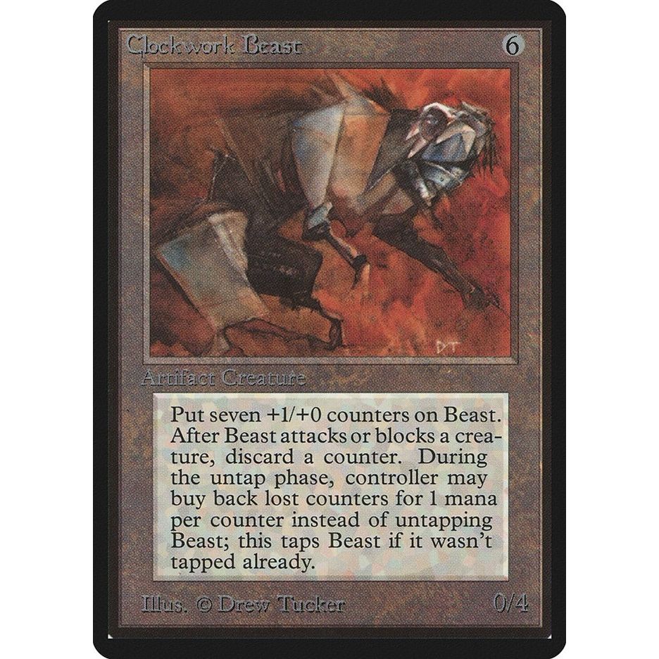 Image for Clockwork Beast (LEB) - Magic: The Gathering