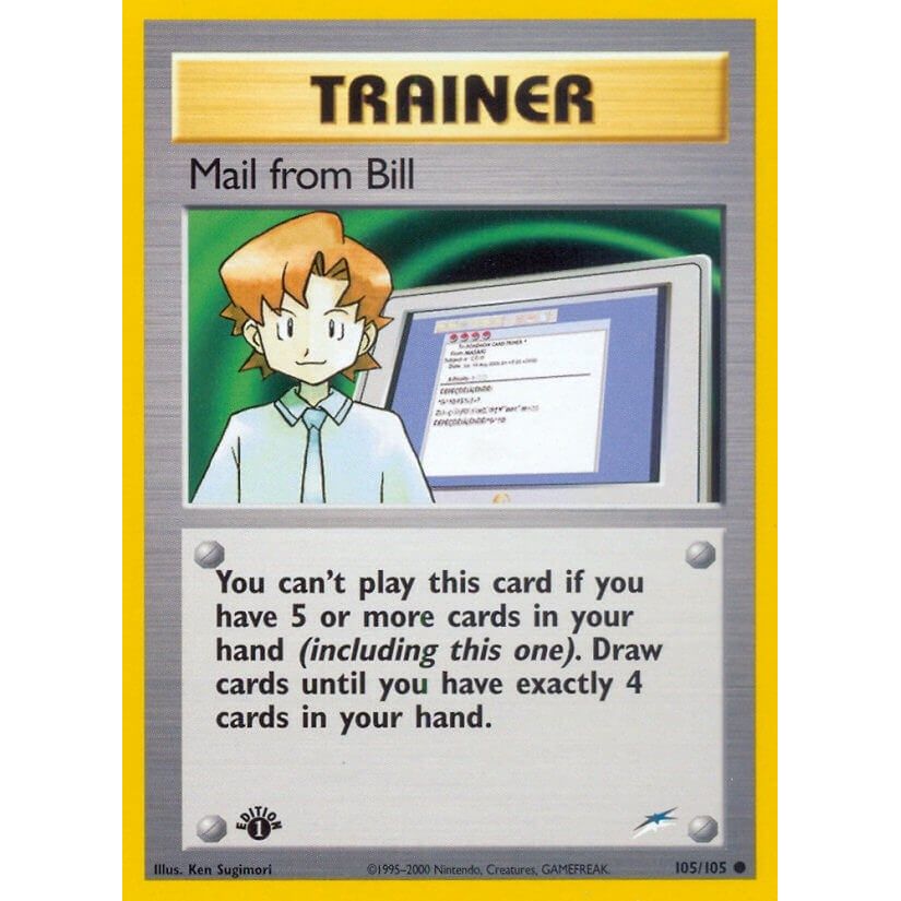 Image for Mail from Bill (105/105) (N4) - Pokemon