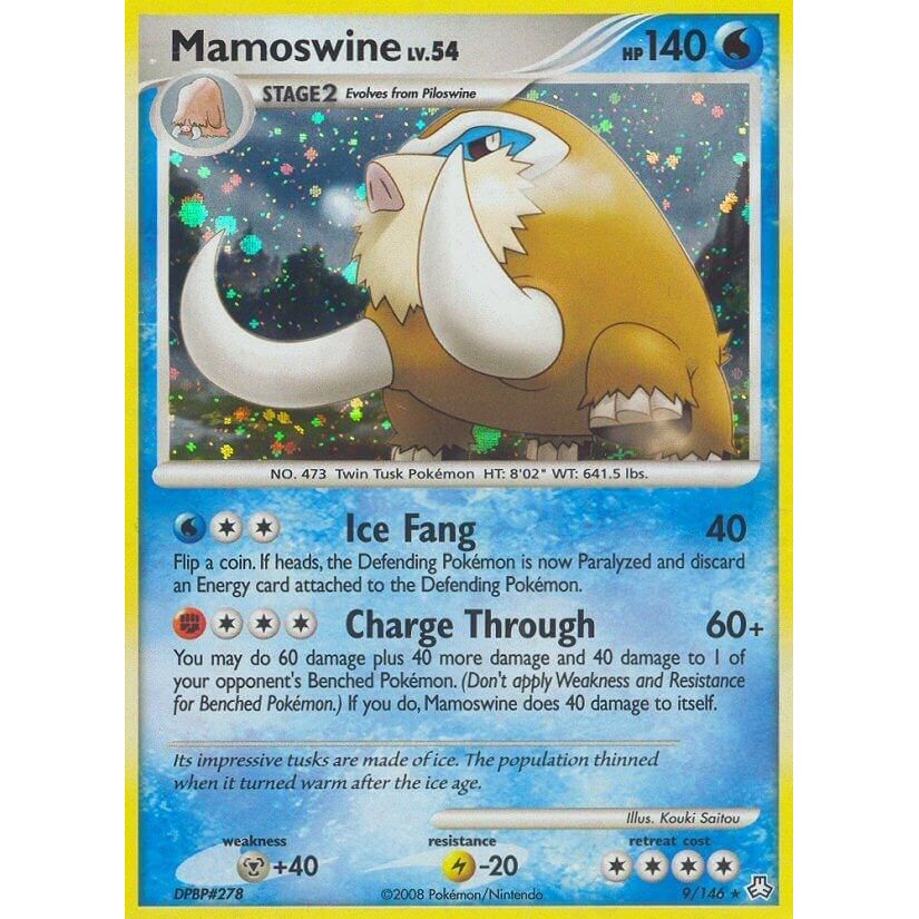 Image for Mamoswine (9/146) (LA) - Pokemon