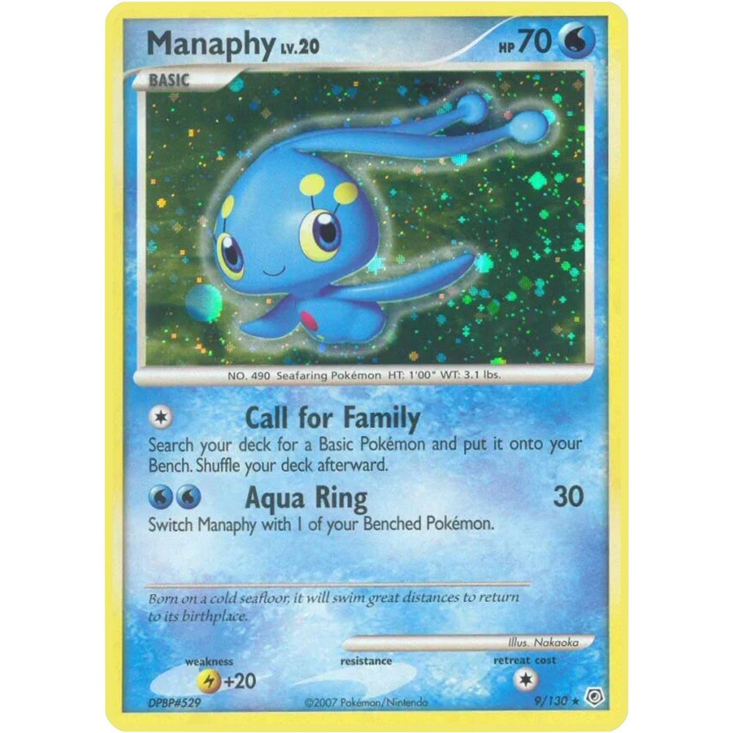 Image for Manaphy (9/130) (DP) - Pokemon
