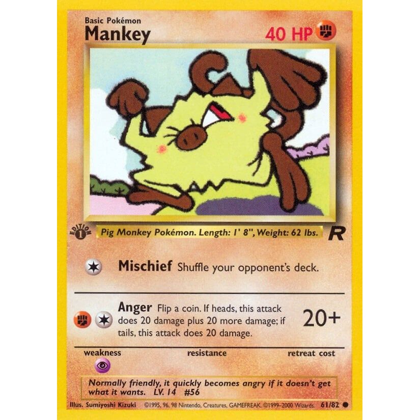 Image for Mankey (61/82) (TR) - Pokemon