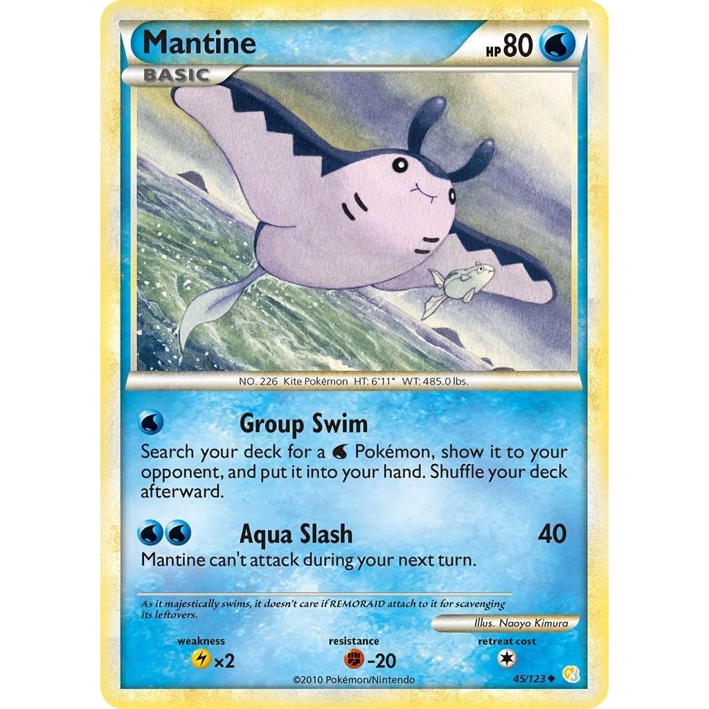 Image for Mantine (45/123) (HS) - Pokemon