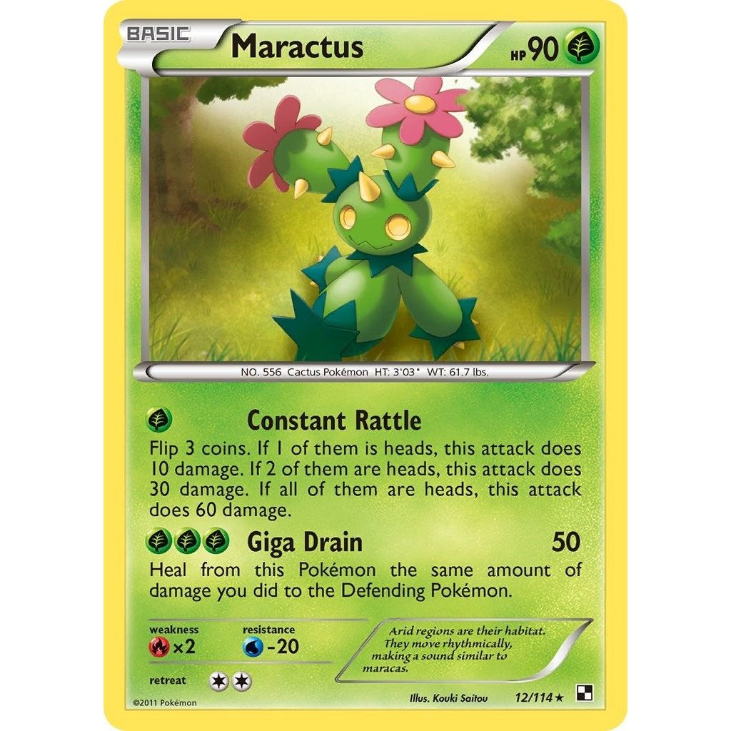 Image for Maractus (12) (12/114) (BLW) - Pokemon