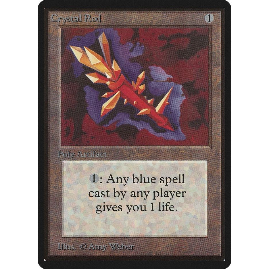 Image for Crystal Rod (LEB) - Magic: The Gathering