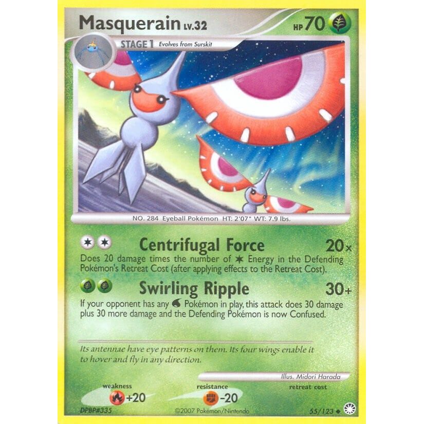 Image for Masquerain (55/123) (MT) - Pokemon