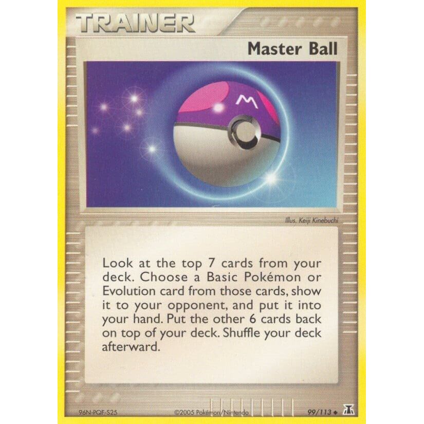 Image for Master Ball (99/113) (DS) - Pokemon