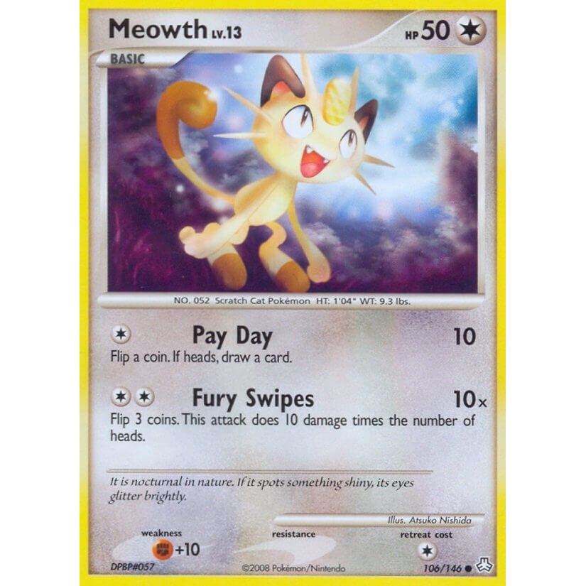 Image for Meowth (106/146) (LA) - Pokemon