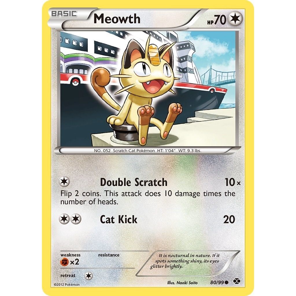 Image for Meowth (80/99) (NXD) - Pokemon