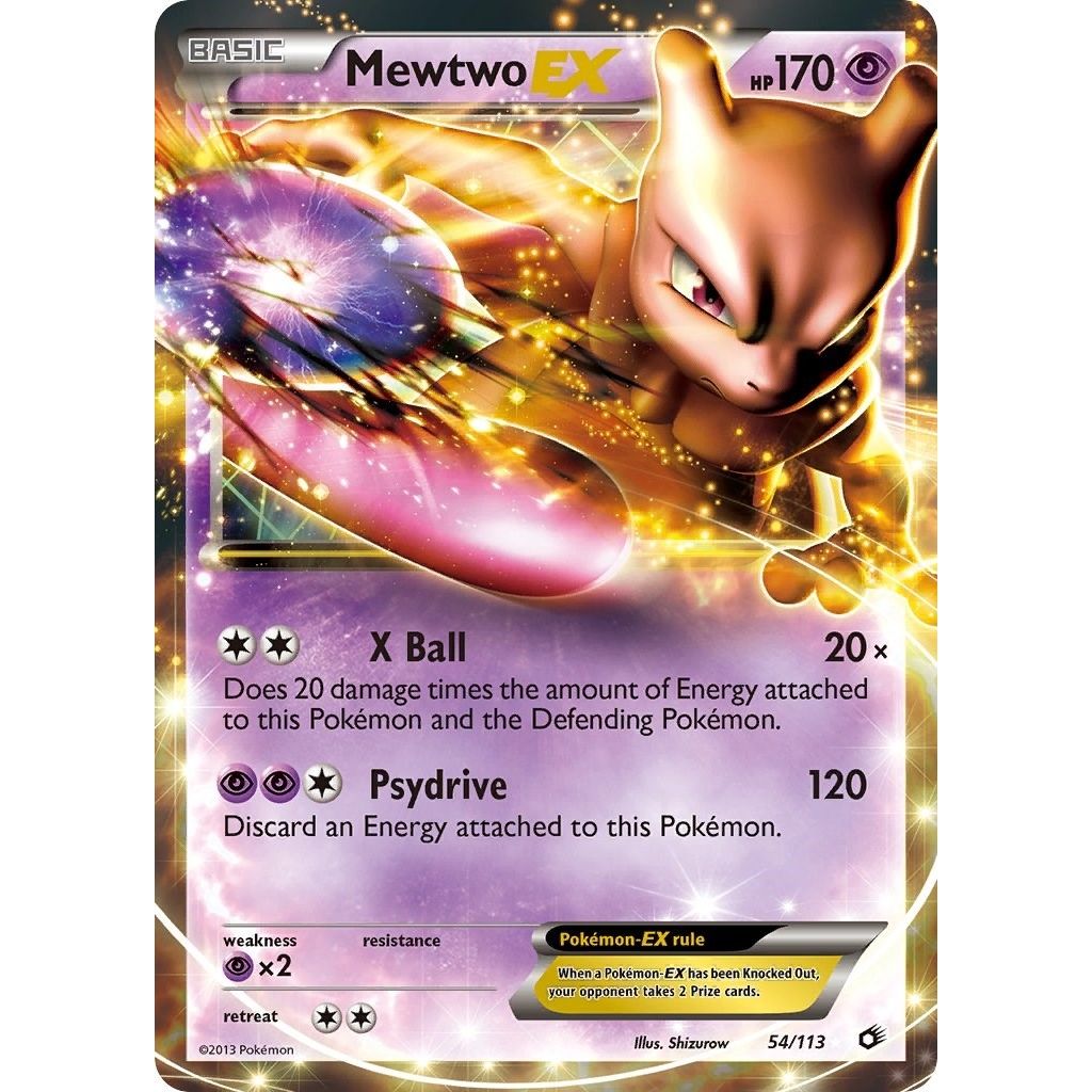 Image for Mewtwo EX (54/113) (LTR) - Pokemon