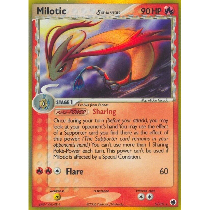 Image for Milotic (Delta Species) (5/101) (DF) - Pokemon