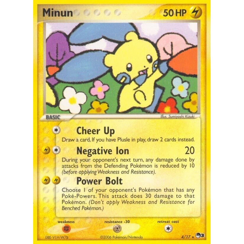 Image for Minun (004/017) (POP) - Pokemon