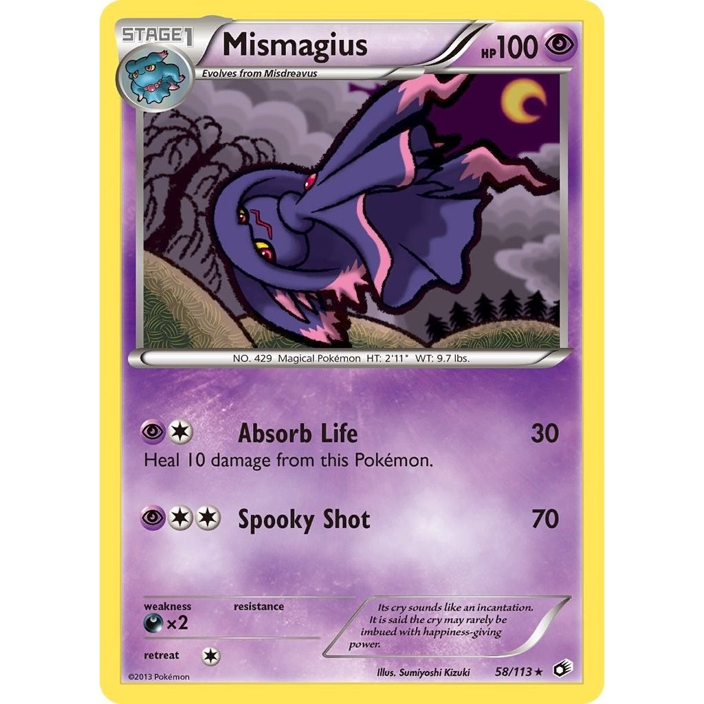 Image for Mismagius (58/113) (LTR) - Pokemon