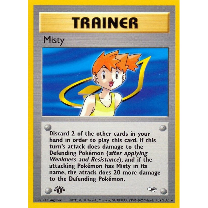 Image for Misty (102) (102/132) (G1) - Pokemon