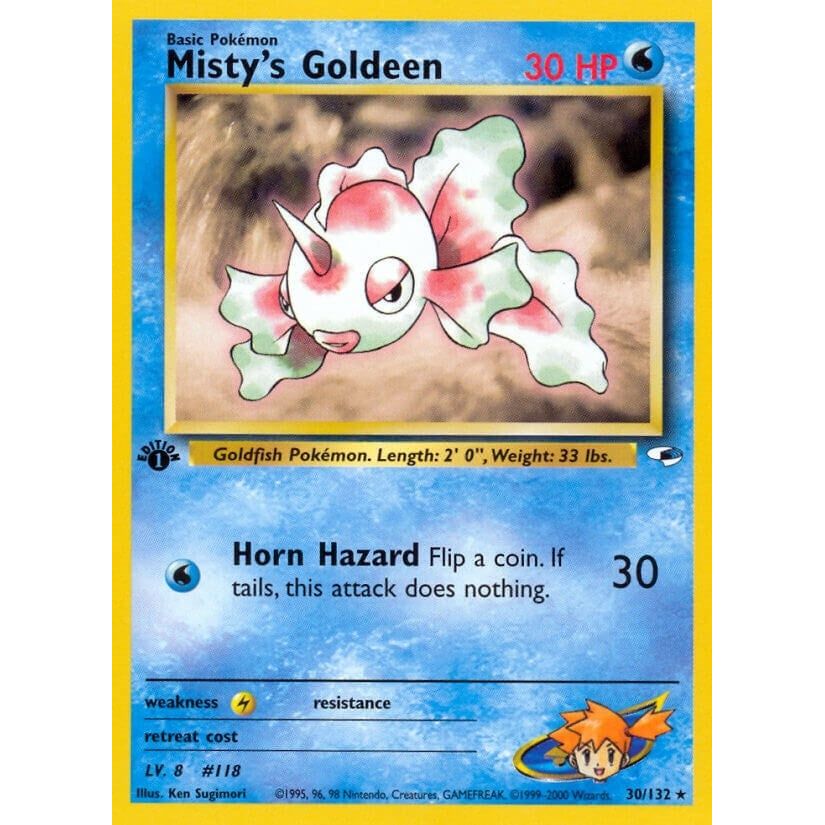Image for Misty's Goldeen (30) (030/132) (G1) - Pokemon