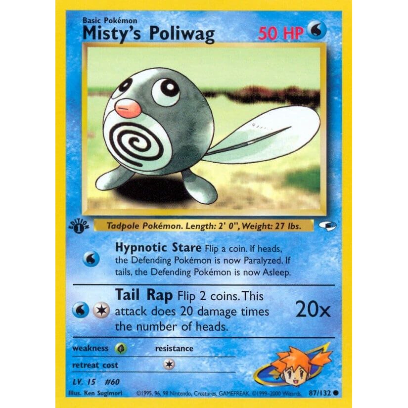Image for Misty's Poliwag (087/132) (G1) - Pokemon