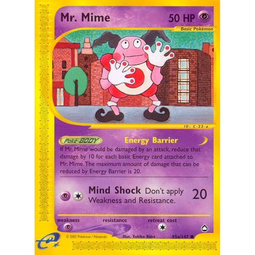 Image for Mr. Mime (95a) (095a/147) (AQ) - Pokemon