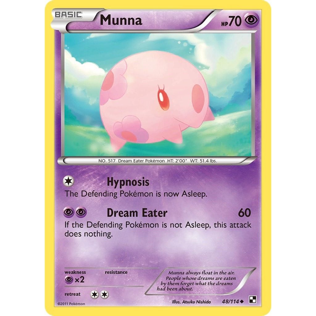 Image for Munna (48/114) (BLW) - Pokemon