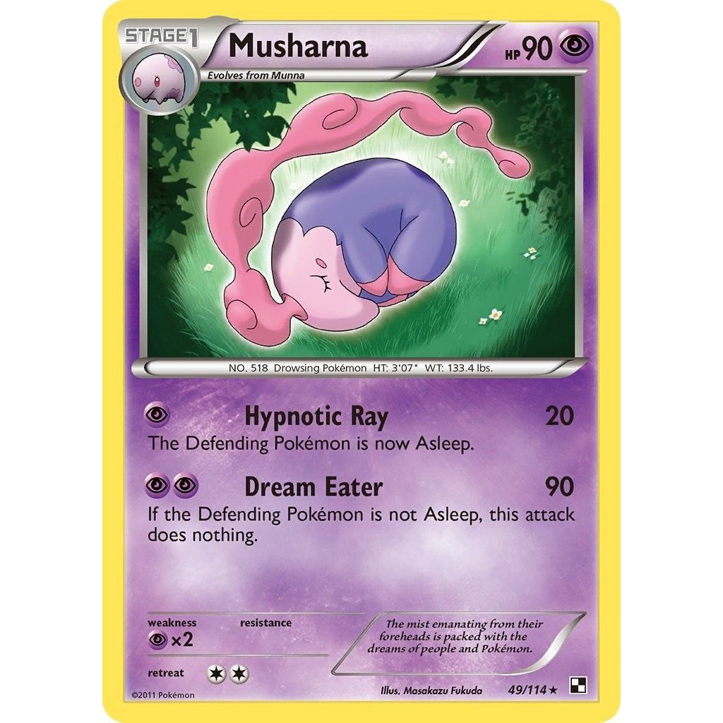 Image for Musharna (49/114) (BLW) - Pokemon