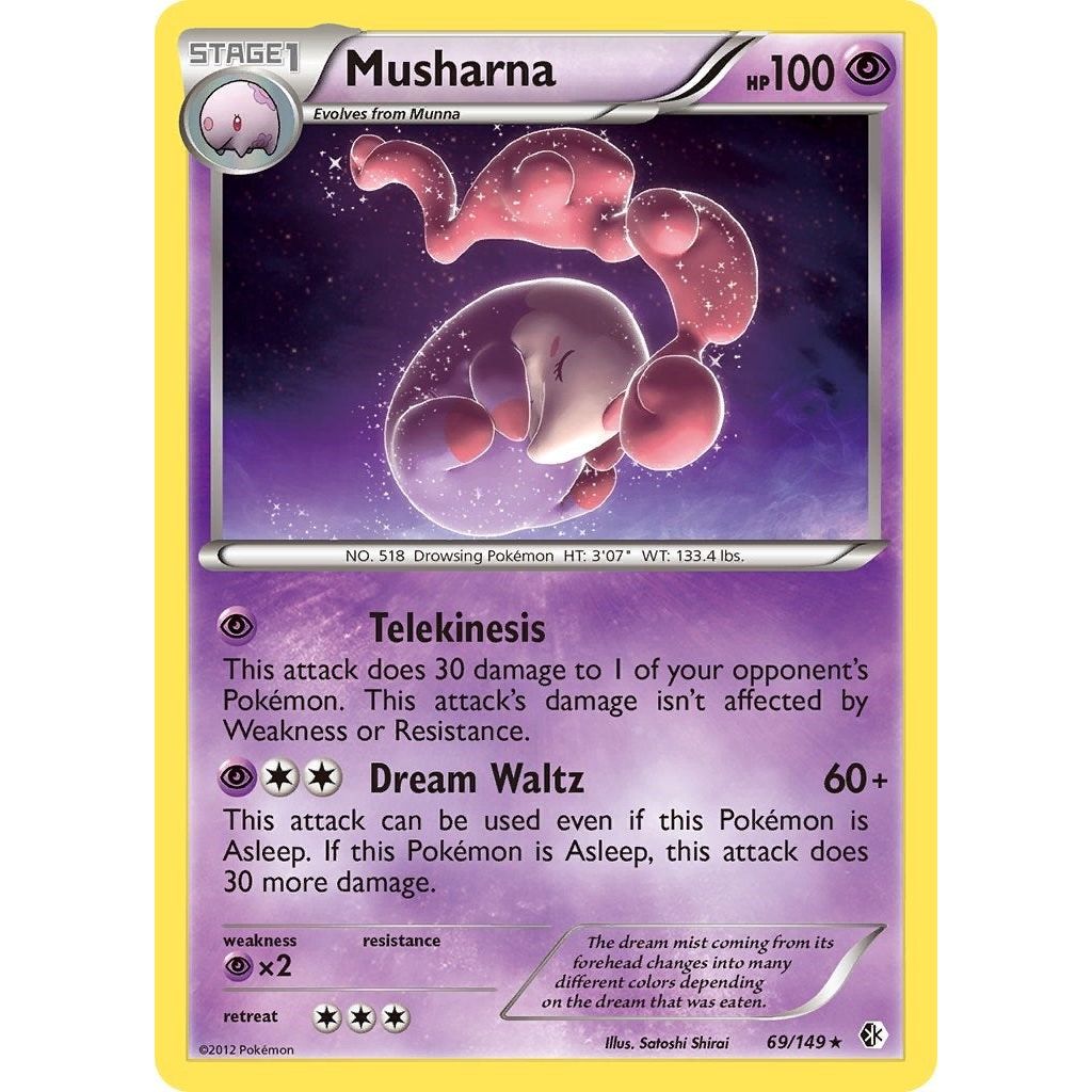 Image for Musharna (69/149) (BCR) - Pokemon