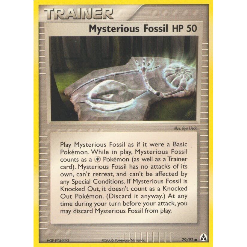 Image for Mysterious Fossil (79/92) (LM) - Pokemon