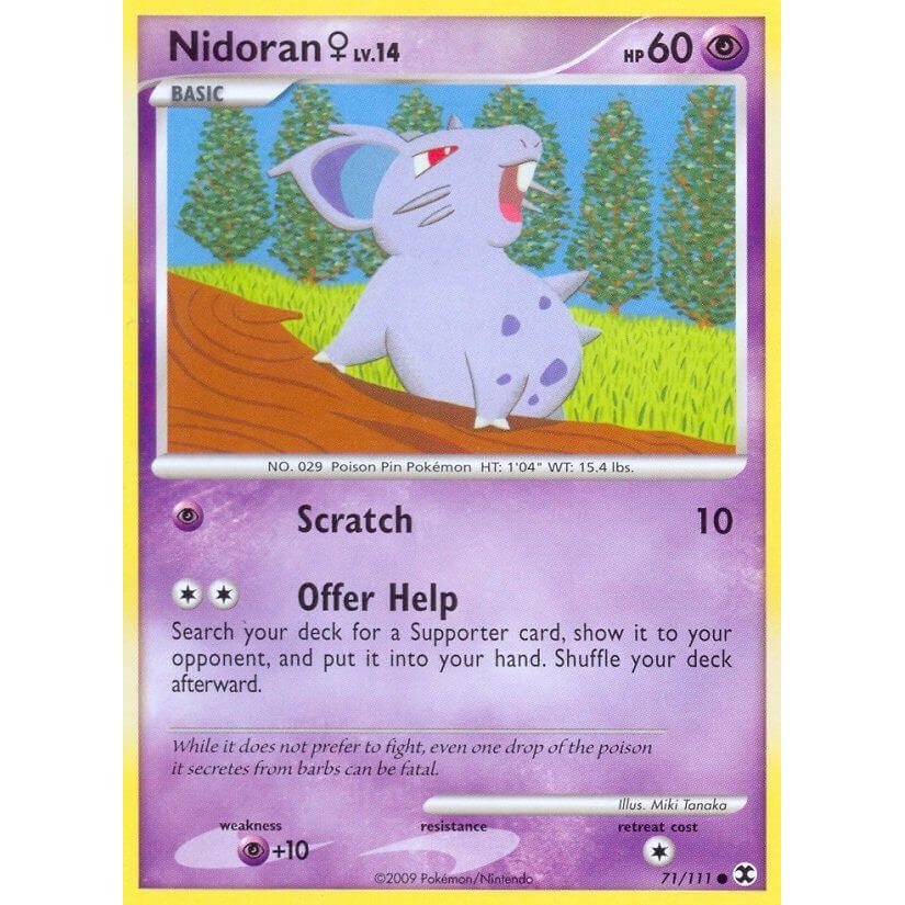 Image for Nidoran F (71/111) (RR) - Pokemon