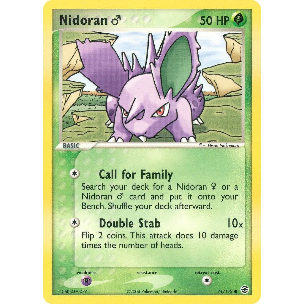 Image for Nidoran M (71/112) (RG) - Pokemon