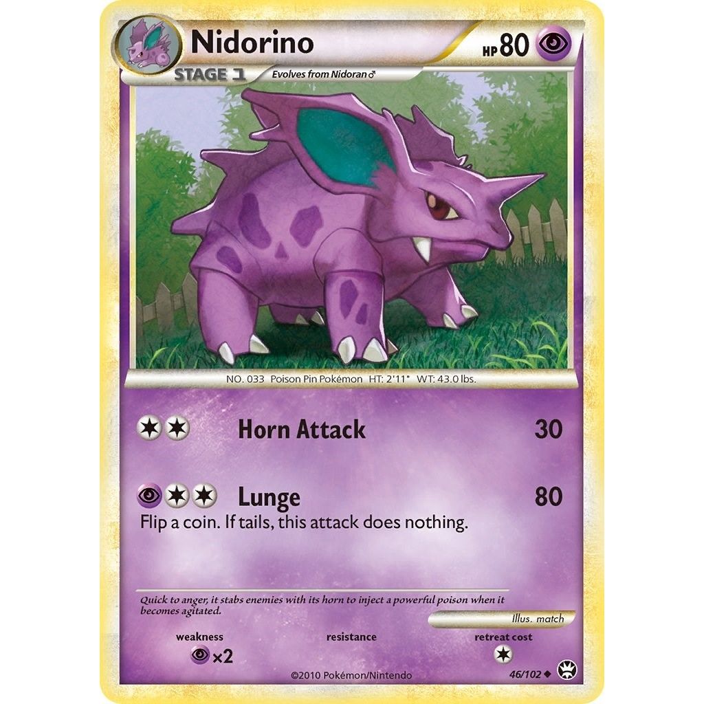 Image for Nidorino (46/102) (TM) - Pokemon