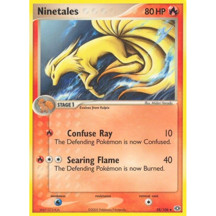Image for Ninetales (38/106) (EM) - Pokemon