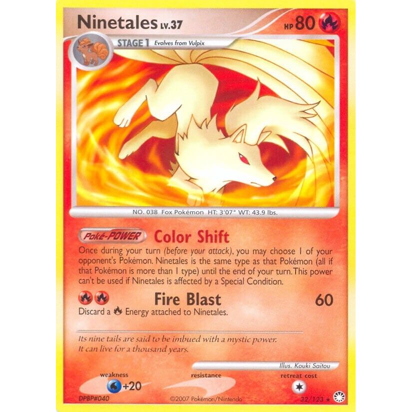 Image for Ninetales (32/123) (MT) - Pokemon