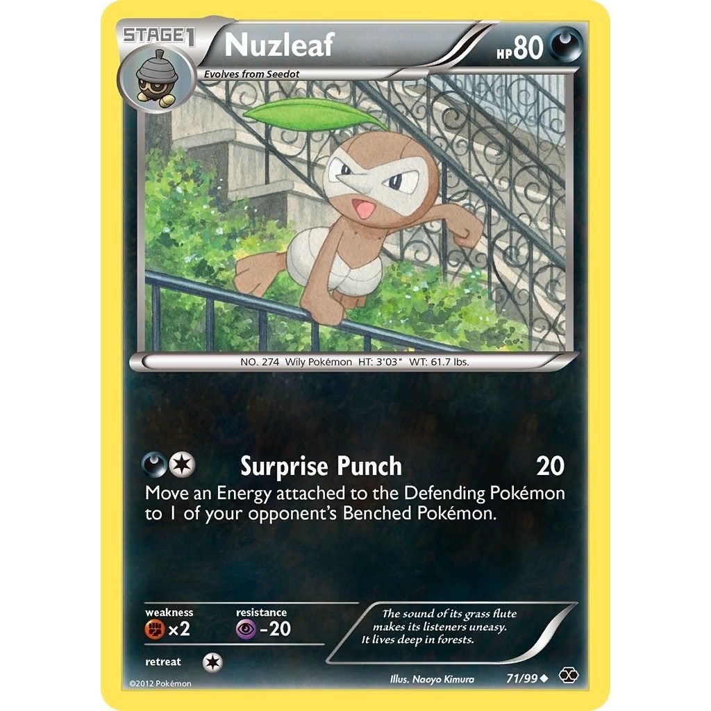 Image for Nuzleaf (71/99) (NXD) - Pokemon