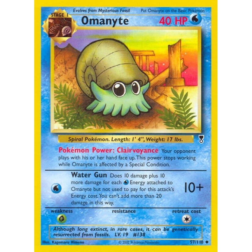 Image for Omanyte (057/110) (LC) - Pokemon