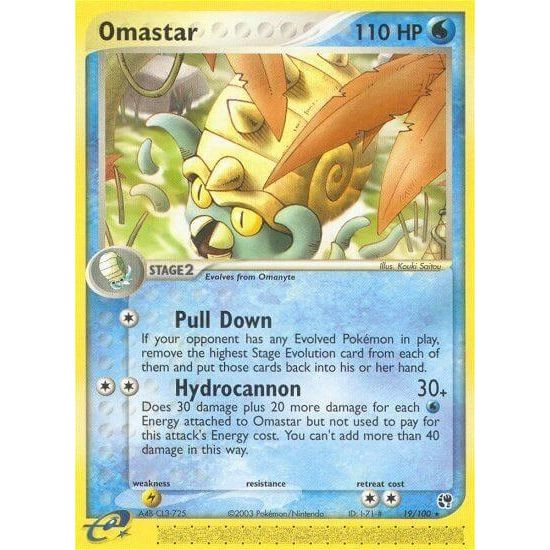 Image for Omastar (19/100) (SS) - Pokemon