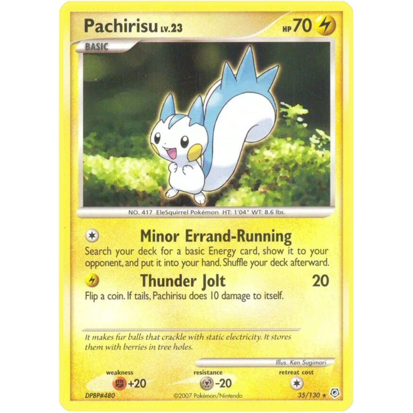 Image for Pachirisu (35/130) (DP) - Pokemon