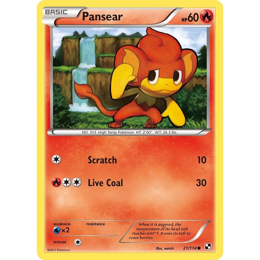 Image for Pansear (21/114) (BLW) - Pokemon