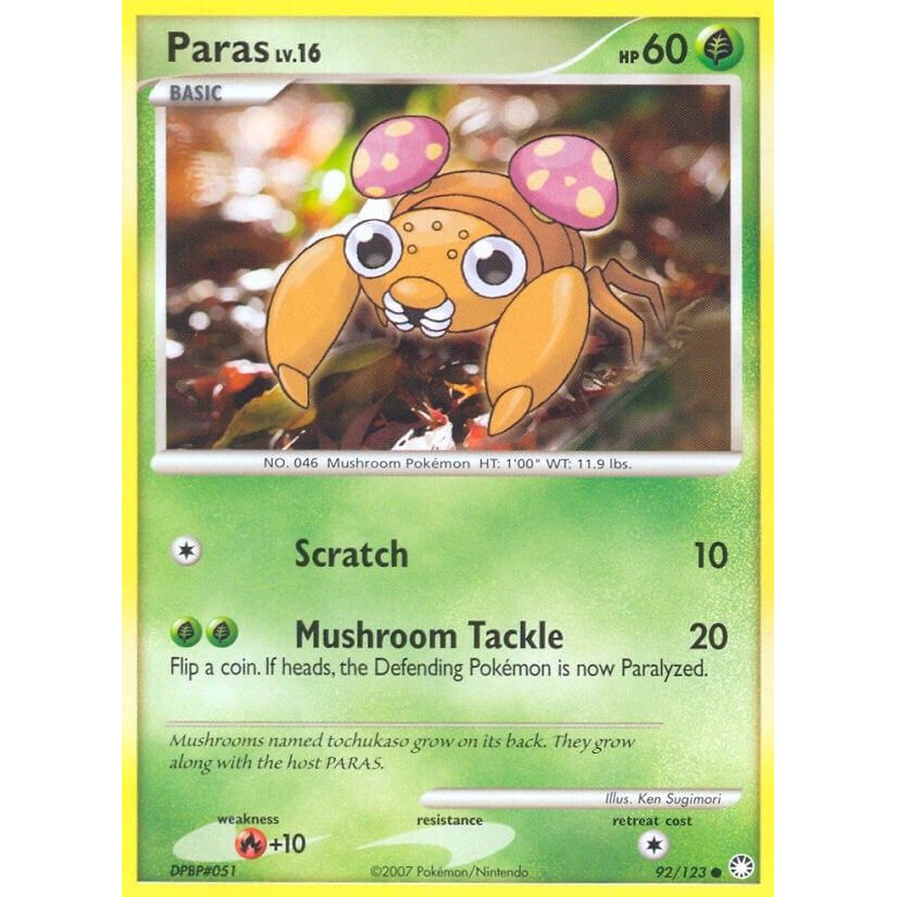 Image for Paras (92/123) (MT) - Pokemon