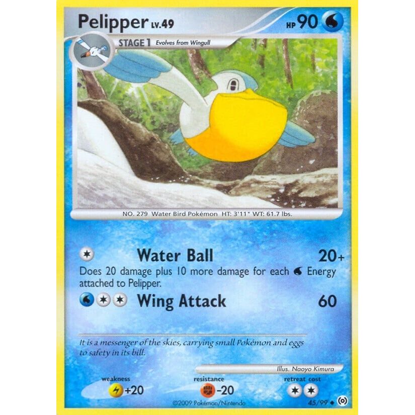 Image for Pelipper (45) (45/99) (AR) - Pokemon
