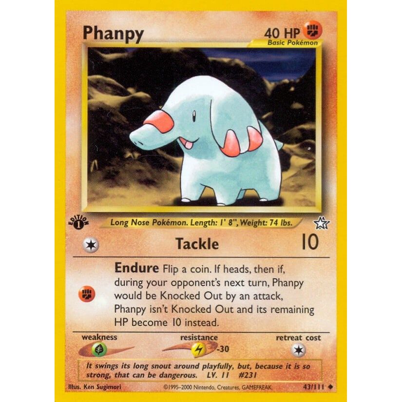 Image for Phanpy (043/111) (N1) - Pokemon