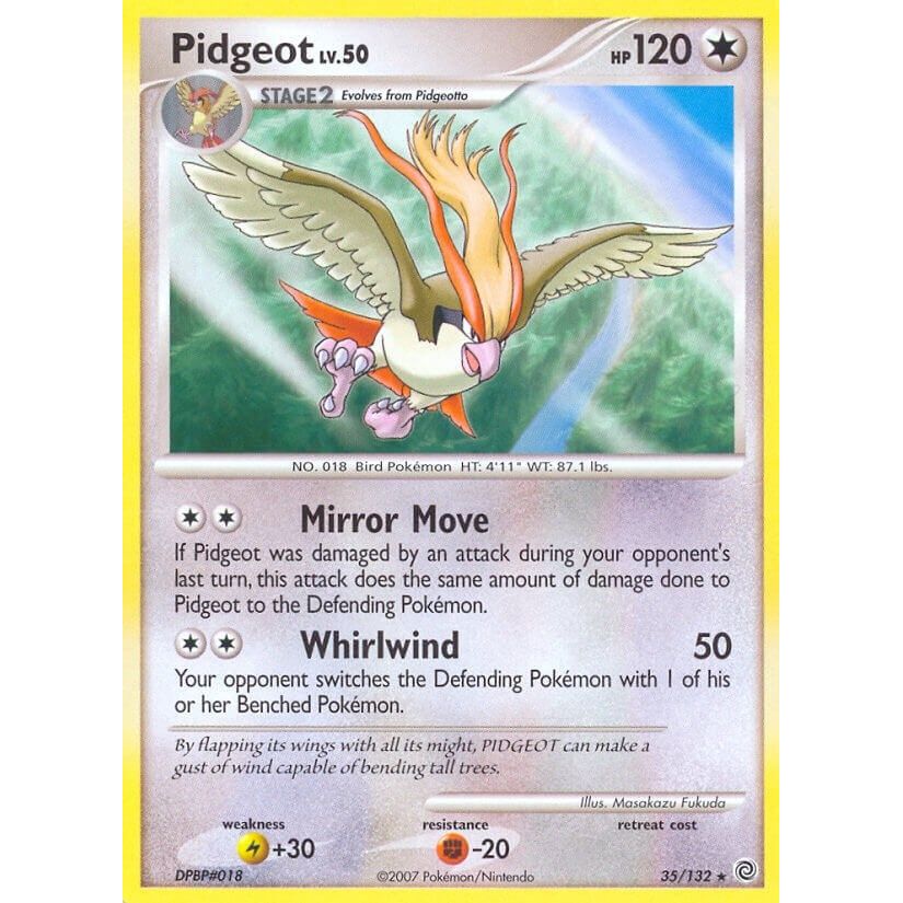 Image for Pidgeot (35/132) (SW) - Pokemon